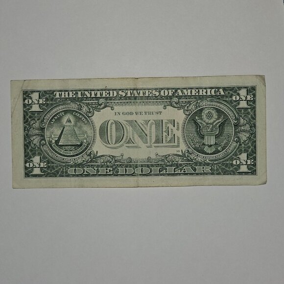 $1 One Dollar Bill "BIRTHDAY NOTE" 1921-10-31 - Great Gift (B260) - Picture 3 of 4